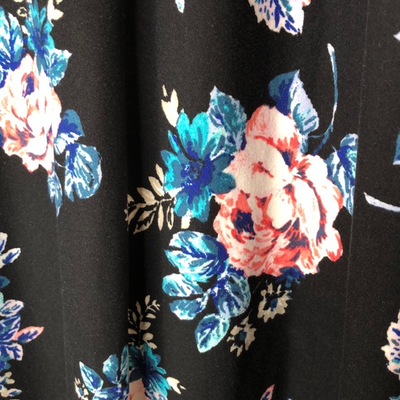 Pink Rose Dresses Pink Rose Vintage Brand Floral Skater Dress Large